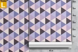 Modern pop geometric wallpaper decoration.