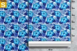 Carta da Parati Flora e Fauna Design e Stili Fiori Foglie Natura Tropicale