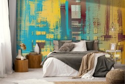 Abstract Wallpaper Paintings and Modern Watercolors