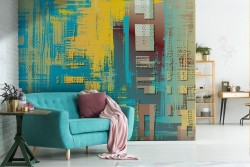 Wallpaper Design and Styles Abstract Paintings and Watercolors Modern