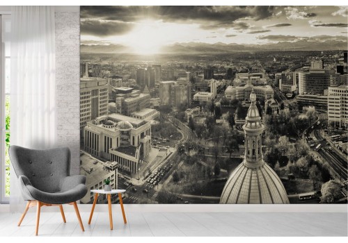 Carta da Parati città skyline metropoli 2