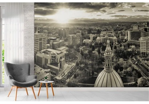 Carta da Parati città skyline metropoli 2