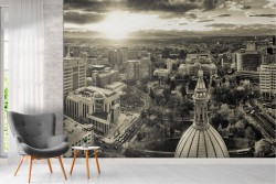 Wallpaper city skyline metropolis