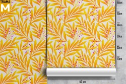 Carta da Parati Foglie Moderna Natura