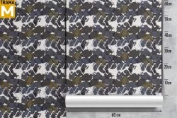Modern Abstract Wallpaper Stripes and Waves