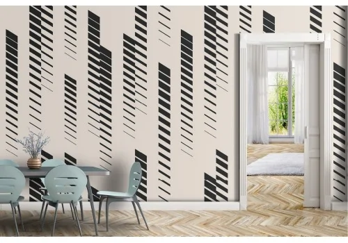 Wallpaper decoration modern abstract stripes.