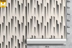 Carta da Parati Astratta Moderna Righe e Onde