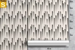 Carta da Parati Design e Stili Astratta Moderna Righe e Onde