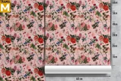 Vintage Nature Flowers Wallpaper