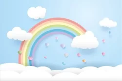 Carta da Parati Bambini Paesaggi