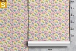 Carta da Parati Design e Stili Flora e Fauna Astratta Fiori Natura