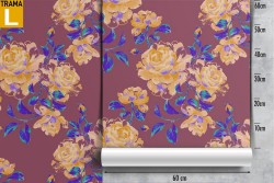 Carta da Parati fiori bianchi natura moderna.