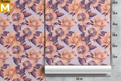 Carta da Parati Fiori Moderna Natura