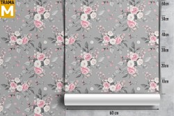 Modern Nature Flowers Wallpaper