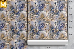 Carta da Parati Fiori Foglie Luxury Natura