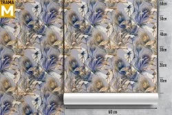 Luxury Nature Flowers Leaves Wallpaper