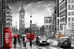 Wallpaper Design and Styles City Maps Transport Paintings and Watercolors Means of Transport Modern City