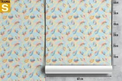 Wallpaper Design and Styles Modern Flora and Fauna Aquatic World Nature