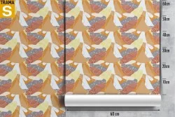 Carta da Parati Design e Stili Astratta Vintage