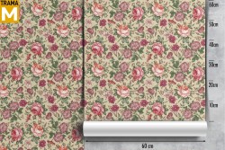 Vintage Nature Flowers Wallpaper