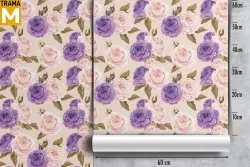 Modern Nature Flowers Wallpaper