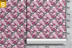 Carta da Parati Design e Stili Flora e Fauna Fiori Geometrica Moderna Natura