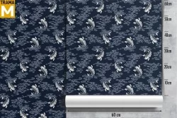Oriental Zen Wallpaper Aquatic World Animals