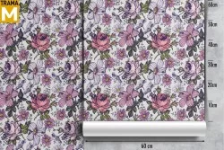Vintage Nature Flowers Wallpaper