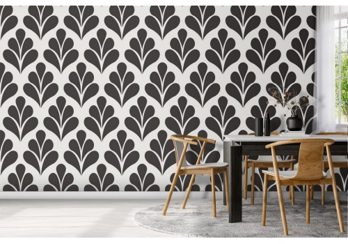 Wallpaper nature leaves pattern.