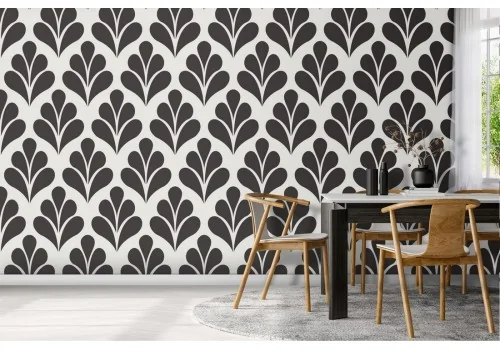 Wallpaper nature leaves pattern.