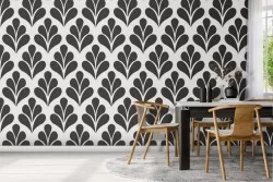 Wallpaper nature leaves pattern.