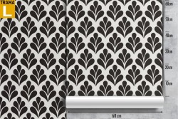 Carta da Parati foglie natura pattern.