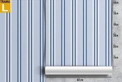 Carta da Parati decorazione righe azzurre pattern.