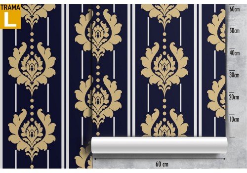 Vintage damask glamour wallpaper decoration. 2