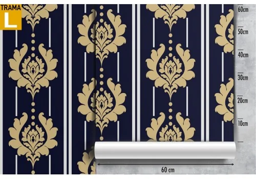 Vintage damask glamour wallpaper decoration. 2