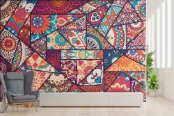 Wallpaper design geometries and mandala