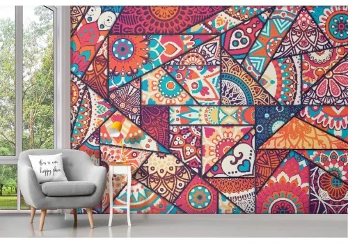 Carta da Parati design geometrie e mandala 2