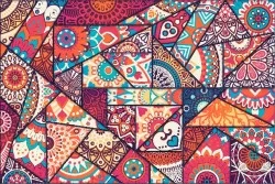 Wallpaper Design and Styles Geometric Oriental Zen Modern