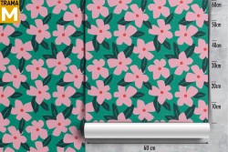 Carta da Parati Astratta Fiori Moderna Natura