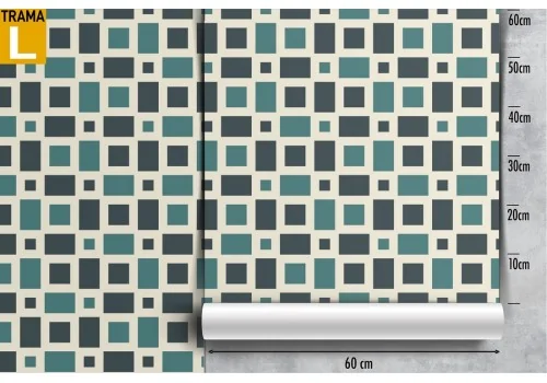 Wallpaper with vintage tile effect surface. 2