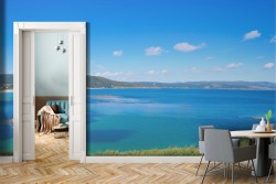 Wallpaper Rivers Waterfalls Lakes Meadows and Hills