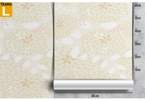 Antique white vintage nature abstract flowers wallpaper. 2