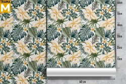 Carta da Parati Foglie Natura Tropicale