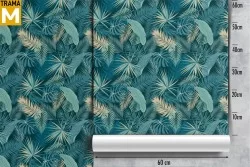 Vintage Nature Leaves Wallpaper