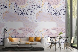 Modern abstract pattern wallpaper decoration.
