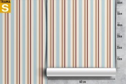 Wallpaper Design and Styles Vintage Stripes and Waves