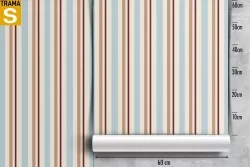 Wallpaper Design and Styles Vintage Stripes and Waves