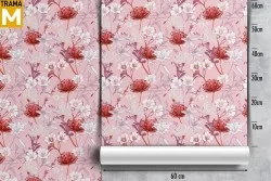 Modern Nature Flowers Wallpaper