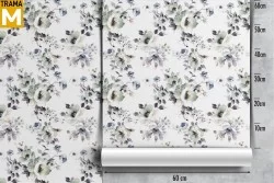 Vintage Nature Flowers Wallpaper