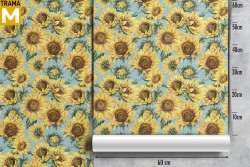 Vintage Nature Flowers Wallpaper